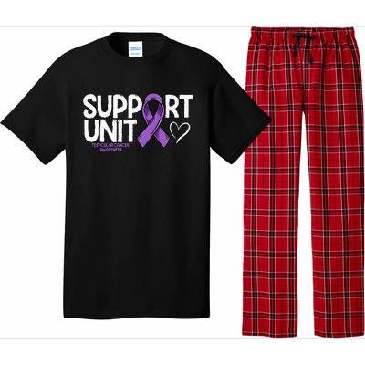 Testicular Cancer Support Unit Testicular Cancer Awareness Pajama Set