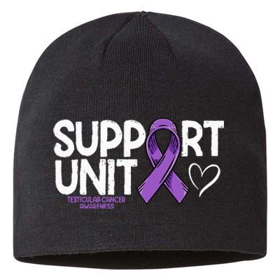 Testicular Cancer Support Unit Testicular Cancer Awareness Sustainable Beanie