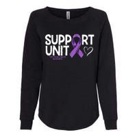 Testicular Cancer Support Unit Testicular Cancer Awareness Womens California Wash Sweatshirt