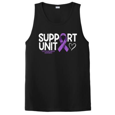 Testicular Cancer Support Unit Testicular Cancer Awareness PosiCharge Competitor Tank