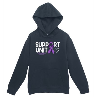 Testicular Cancer Support Unit Testicular Cancer Awareness Urban Pullover Hoodie