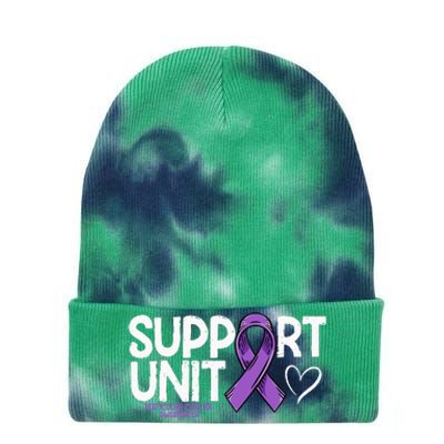 Testicular Cancer Support Unit Testicular Cancer Awareness Tie Dye 12in Knit Beanie