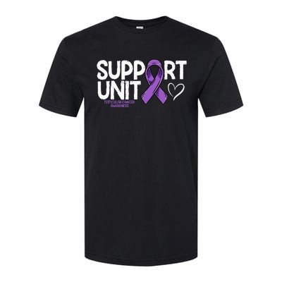 Testicular Cancer Support Unit Testicular Cancer Awareness Softstyle CVC T-Shirt