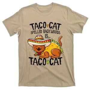 Taco Cat Spelled Backwards Is Taco Cat Funny Gift T-Shirt