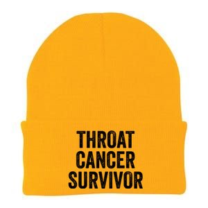 Throat Cancer Survivor Gift Knit Cap Winter Beanie