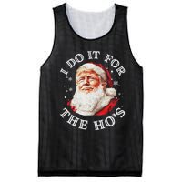 Trump Christmas Santa Claus I Do It For The Hos Cute Xmas Mesh Reversible Basketball Jersey Tank