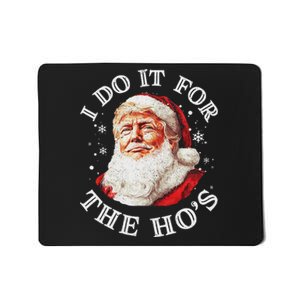 Trump Christmas Santa Claus I Do It For The Hos Cute Xmas Mousepad