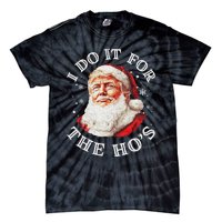 Trump Christmas Santa Claus I Do It For The Hos Cute Xmas Tie-Dye T-Shirt