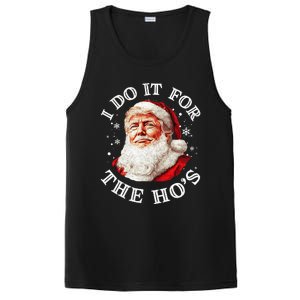 Trump Christmas Santa Claus I Do It For The Hos Cute Xmas PosiCharge Competitor Tank