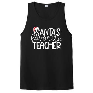 Teacher Christmas Santas Favorite Teacher PosiCharge Competitor Tank