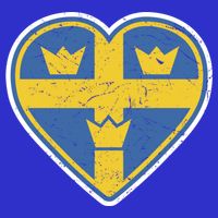 Three Crown Swedish Vintage Sverige Ice Hockey Gift Toddler T-Shirt