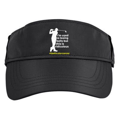 Testicular Cancer Survivor Golf Player Orchidectomy Adult Drive Performance Visor