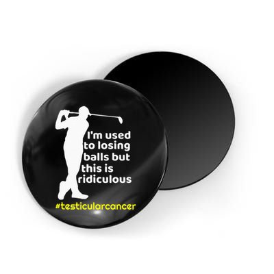 Testicular Cancer Survivor Golf Player Orchidectomy Magnet