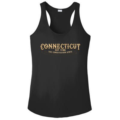 The Constitution State Connecticut Ladies PosiCharge Competitor Racerback Tank