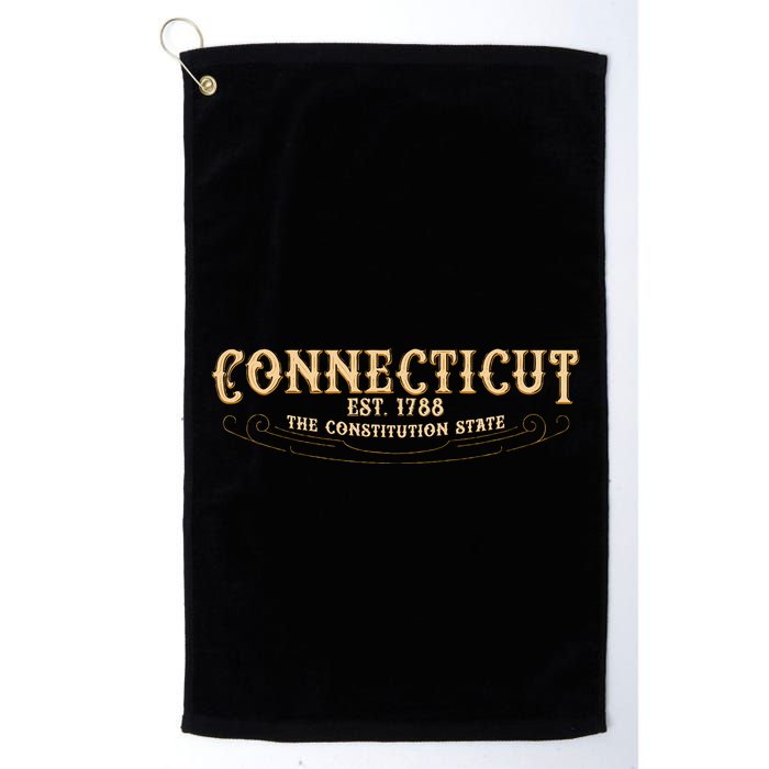 The Constitution State Connecticut Golf Towel