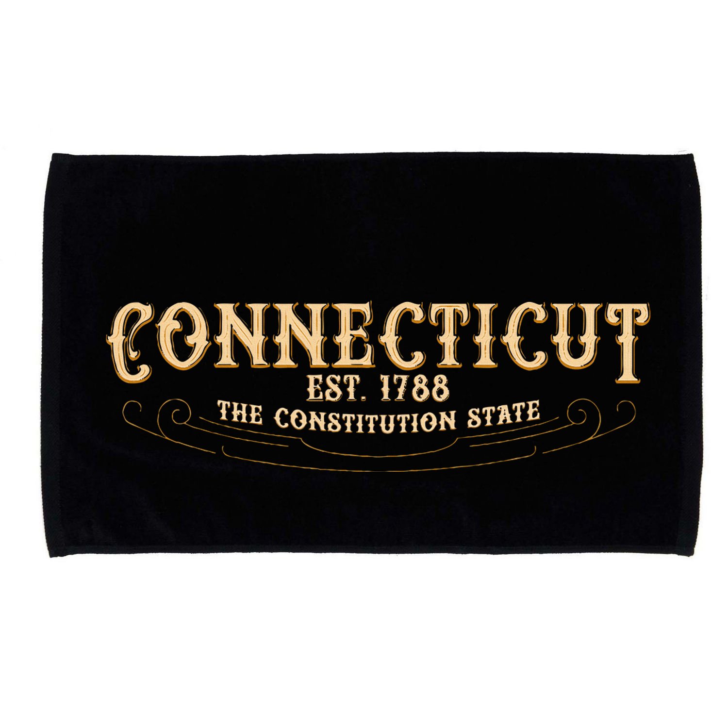 The Constitution State Connecticut Microfiber Hand Towel