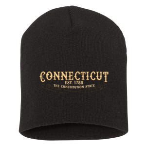 The Constitution State Connecticut Short Acrylic Beanie