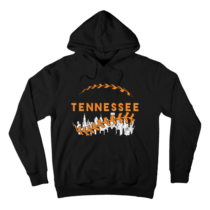 Tennessies Cities Skyline Vintage ItS Tennessian Pride Hoodie