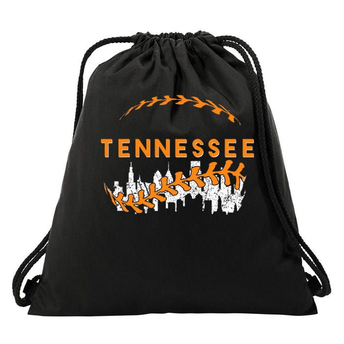 Tennessies Cities Skyline Vintage ItS Tennessian Pride Drawstring Bag