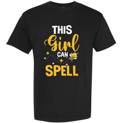 This Can Spell Funny Spelling Bee Speller Champion Garment-Dyed Heavyweight T-Shirt