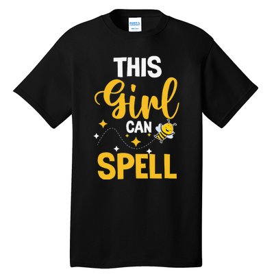 This Can Spell Funny Spelling Bee Speller Champion Tall T-Shirt