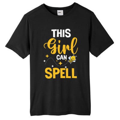 This Can Spell Funny Spelling Bee Speller Champion Tall Fusion ChromaSoft Performance T-Shirt