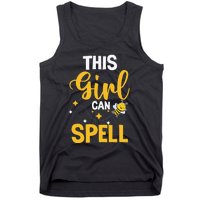 This Can Spell Funny Spelling Bee Speller Champion Tank Top