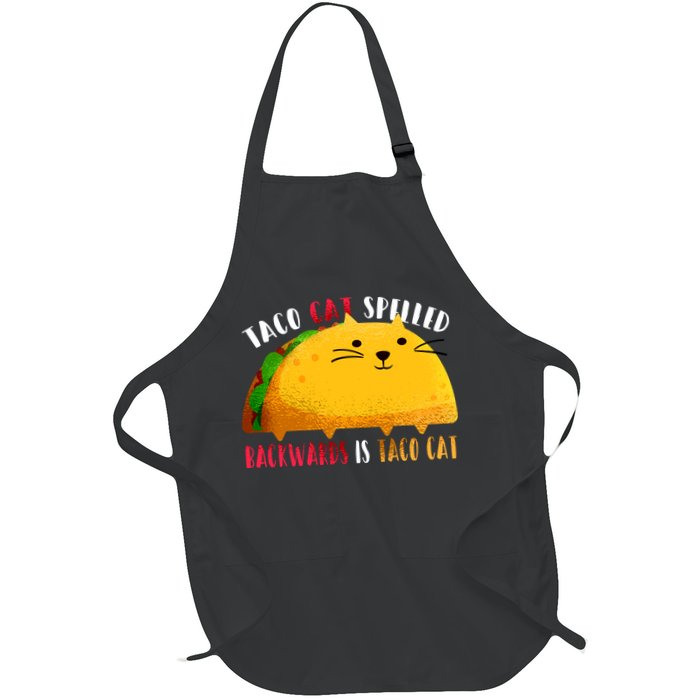 Taco Cat Spelled Backwards Is Taco Cat Funny Mexican Tacos Apron