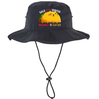 Taco Cat Spelled Backwards Is Taco Cat Funny Mexican Tacos Bucket Hat