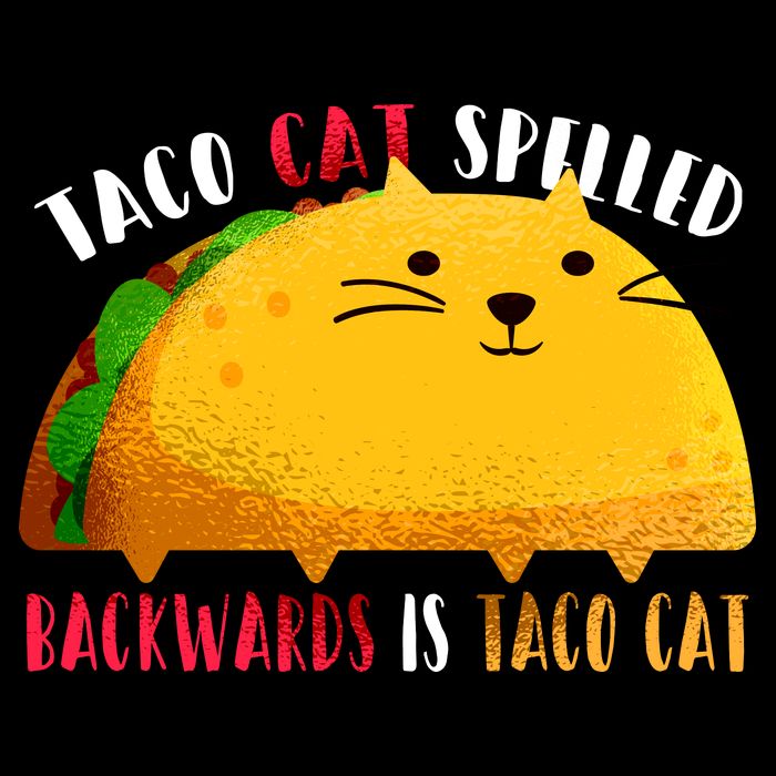 Taco Cat Spelled Backwards Is Taco Cat Funny Mexican Tacos Cooling Performance Long Sleeve Crew