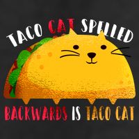 Taco Cat Spelled Backwards Is Taco Cat Funny Mexican Tacos 25L Jumbo Tote