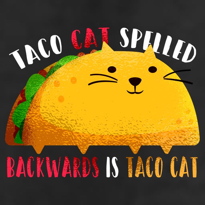 Taco Cat Spelled Backwards Is Taco Cat Funny Mexican Tacos 25L Jumbo Tote