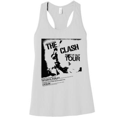 T.H.E. .C.L.A.S.H Sort It Out T.O.U.R Women's Racerback Tank