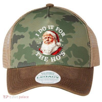 Trump Christmas Santa Claus I Do It For The Hos Cute Xmas Legacy Tie Dye Trucker Hat