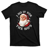 Trump Christmas Santa Claus I Do It For The Hos Cute Xmas T-Shirt