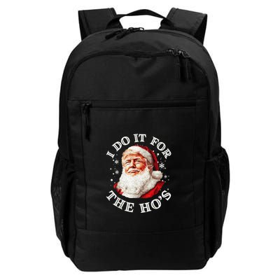 Trump Christmas Santa Claus I Do It For The Hos Cute Xmas Backpack