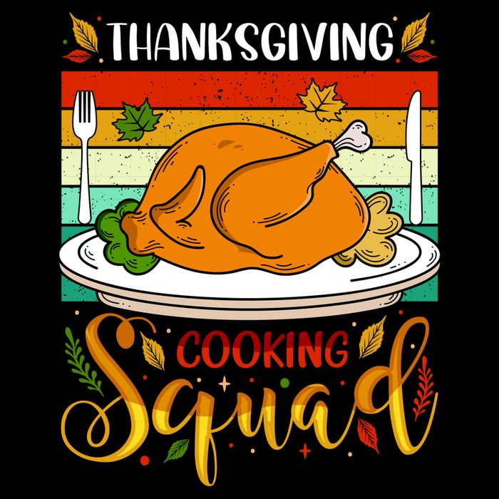 Thanksgiving Cooking Squad Fun Turkey Dinner Cooking Team Hoodie