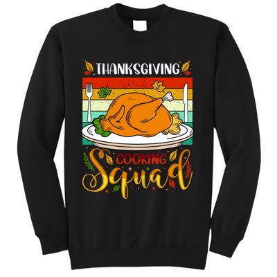 Thanksgiving Cooking Squad Fun Turkey Dinner Cooking Team Sweatshirt
