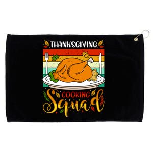 Thanksgiving Cooking Squad Fun Turkey Dinner Cooking Team Grommeted Golf Towel