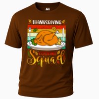 Thanksgiving Cooking Squad Fun Turkey Dinner Cooking Team Cooling Performance Crew T-Shirt