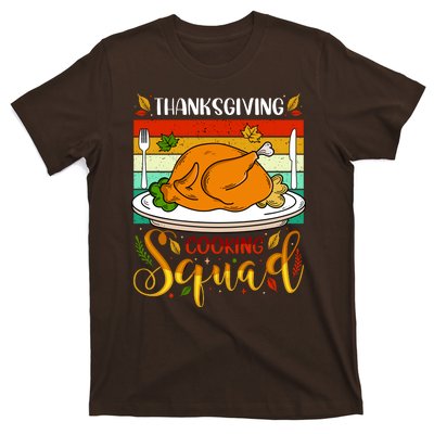 Thanksgiving Cooking Squad Fun Turkey Dinner Cooking Team T-Shirt