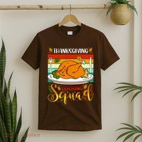 Thanksgiving Cooking Squad Fun Turkey Dinner Cooking Team T-Shirt