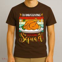 Thanksgiving Cooking Squad Fun Turkey Dinner Cooking Team T-Shirt