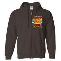 Thanksgiving Cooking Squad Fun Turkey Dinner Cooking Team Full Zip Hoodie