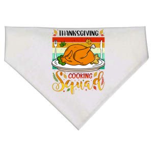 Thanksgiving Cooking Squad Fun Turkey Dinner Cooking Team USA-Made Doggie Bandana