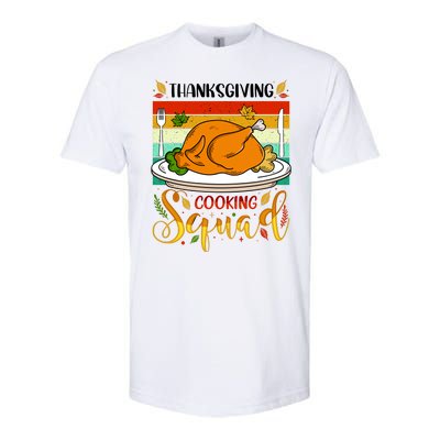 Thanksgiving Cooking Squad Fun Turkey Dinner Cooking Team Softstyle® CVC T-Shirt