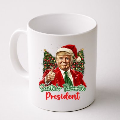 Trump Christmas SantaS Favorite President Funny Santa Cute Gift Coffee Mug