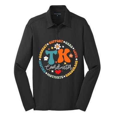 Tk Coordinator Squad Transitionalkindergarten School Gift Silk Touch Performance Long Sleeve Polo