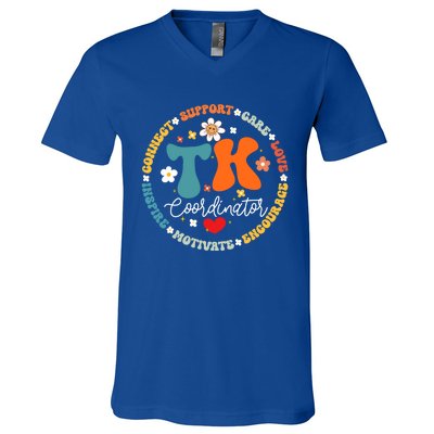 Tk Coordinator Squad Transitionalkindergarten School Gift V-Neck T-Shirt