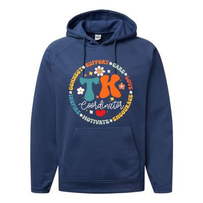 Tk Coordinator Squad Transitionalkindergarten School Gift Performance Fleece Hoodie